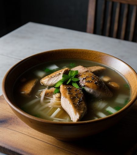 Ginger Chicken in Broth recipe image