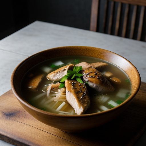 Ginger Chicken in Broth recipe image