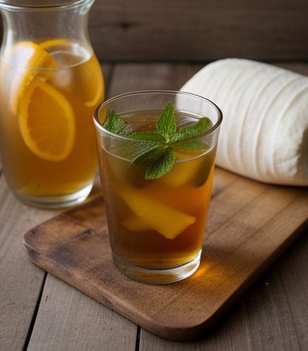Ginger Mint Iced Tea ( .5 Points recipe image