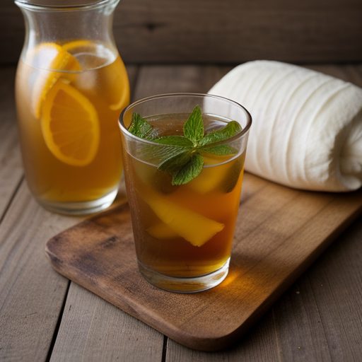Ginger Mint Iced Tea ( .5 Points recipe image