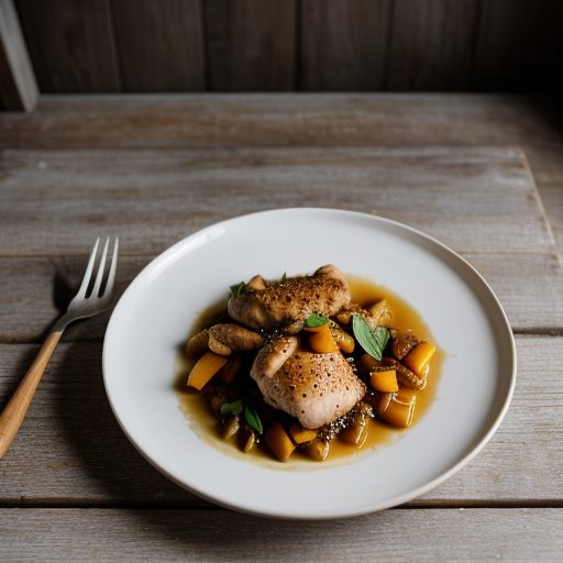 Ginger & Peach Chicken recipe image