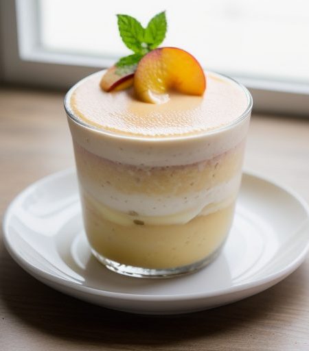 Ginger Peach Parfait recipe image