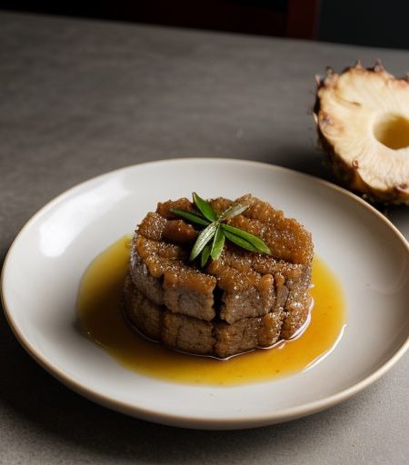Ginger Pork on Pineapple recipe image
