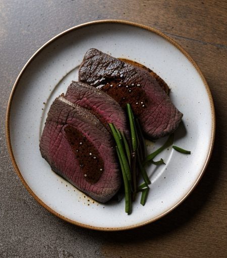 Ginger Seasoned Sirloin / Rice recipe image