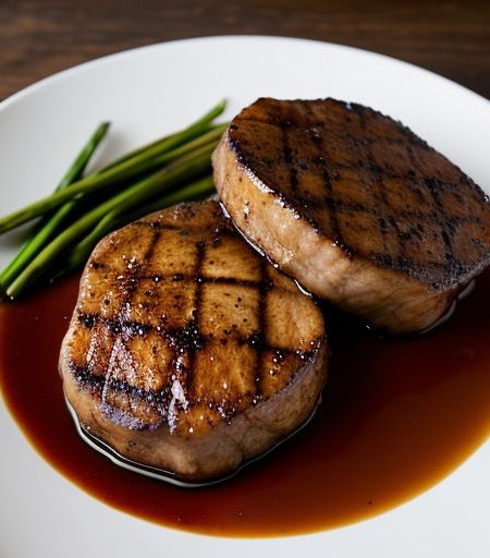 Ginger Sherry Pork Chops ** recipe image
