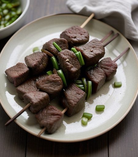 Ginger-Spice Beef Kabobs ( 4.5 Points recipe image