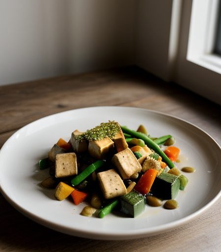 Ginger Tofu With Vegetables recipe image