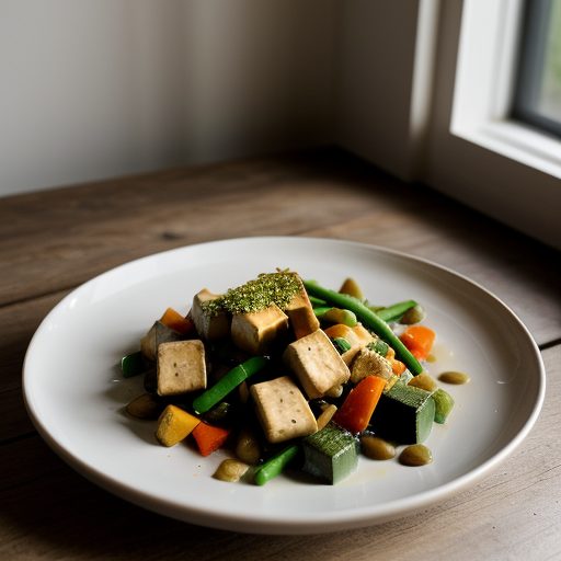 Ginger Tofu With Vegetables recipe image