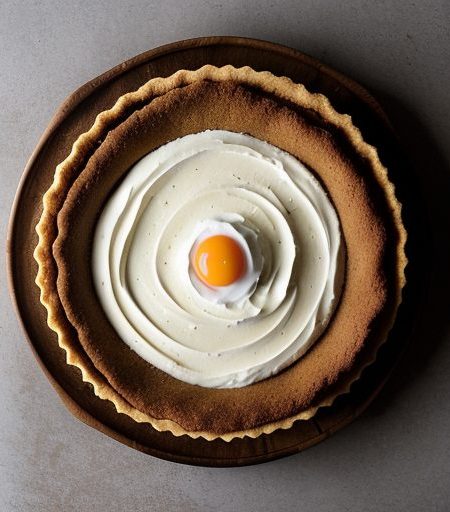 Gingerbread Cream Pie -- George Washington recipe image