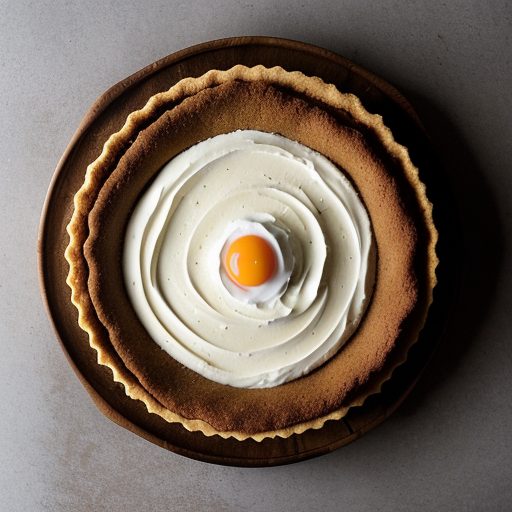Gingerbread Cream Pie -- George Washington recipe image