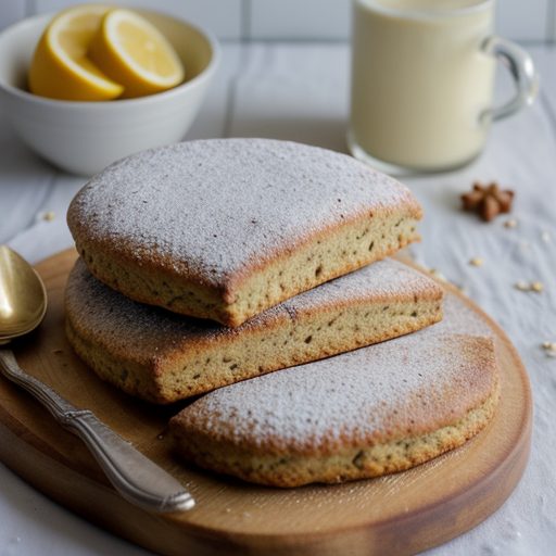 Gingerbread Scones With Lemon Breakfast Cream recipe image
