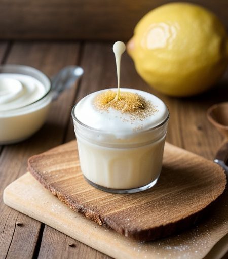 Gingerbread With Luscious Lemon Cream recipe image
