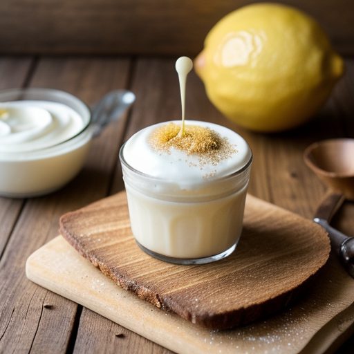 Gingerbread With Luscious Lemon Cream recipe image