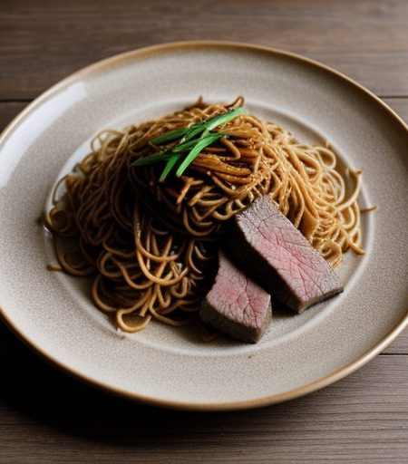 Gingered Beef Lo Mein ( 7 Points recipe image