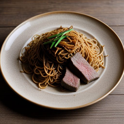 Gingered Beef Lo Mein ( 7 Points recipe image