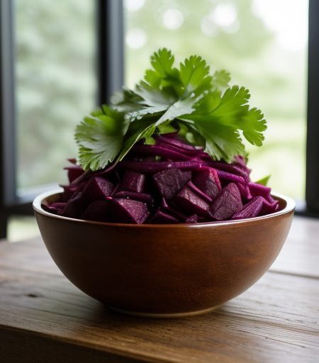 Gingered Cabbage-Beet Salad recipe image