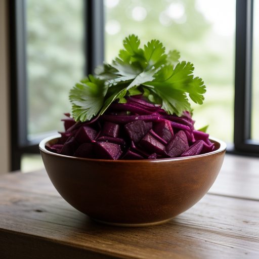 Gingered Cabbage-Beet Salad recipe image