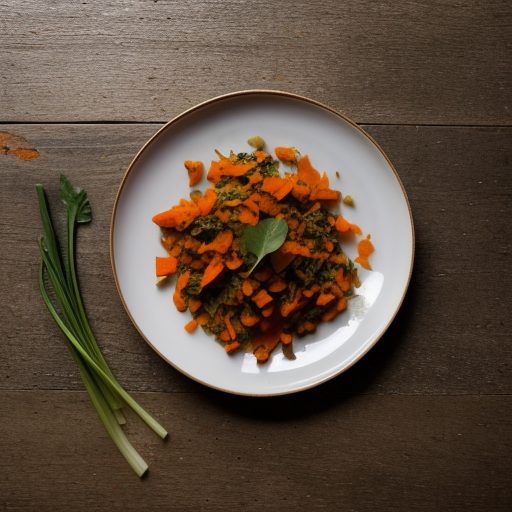 Gingered Carrot & Spinach Supreme (Shaahi P recipe image