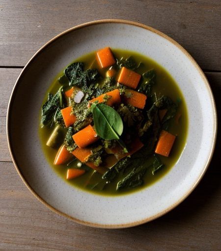 Gingered Carrot and Spinach Supreme (Shaahi Palak recipe image