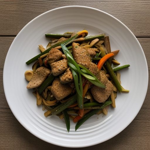 Gingered Chicken Stir Fry recipe image