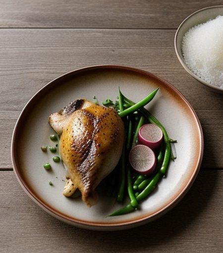 Gingered Chicken With Snow Peas - Country Living recipe image