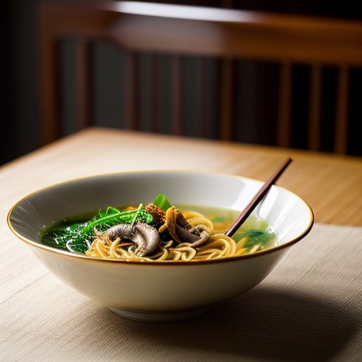 Gingered Chinese Noodle Soup recipe image