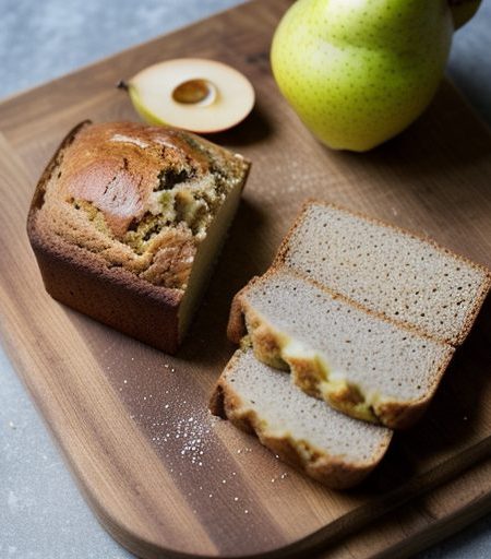 Gingered Pear Bread recipe image
