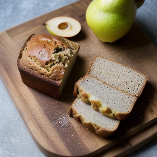 Gingered Pear Bread recipe image