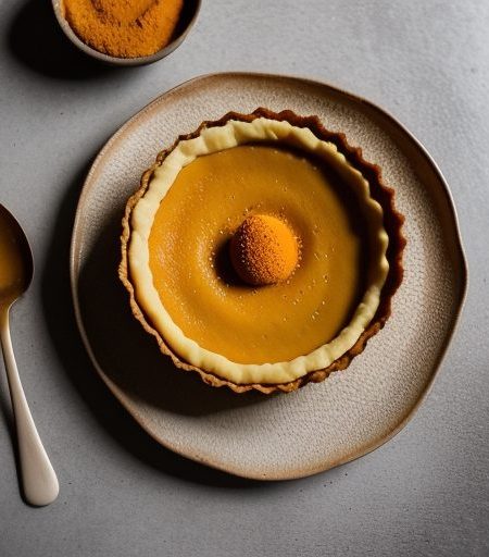 Gingered Pumpkin Flans recipe image