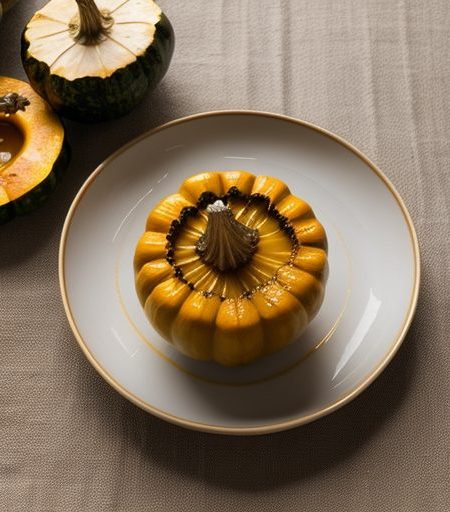 Gingered Rice & Apple Stuffed Squash recipe image