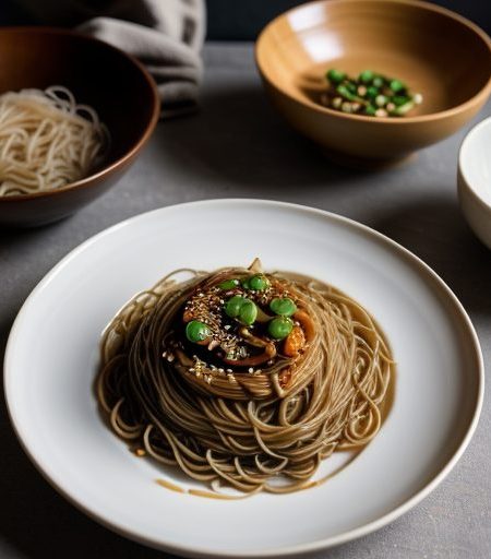 Gingered Soba Noodles recipe image