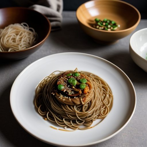Gingered Soba Noodles recipe image