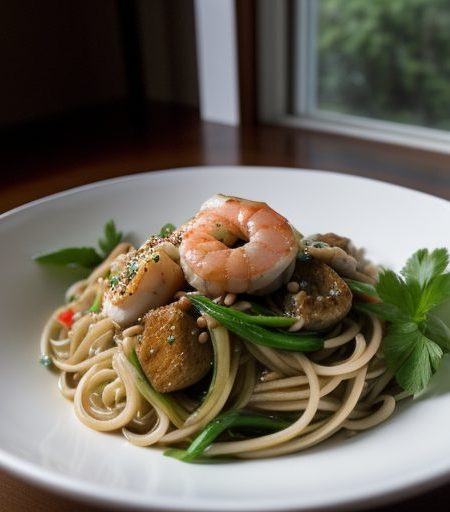 Glass-Noodle Salad With Chicken recipe image