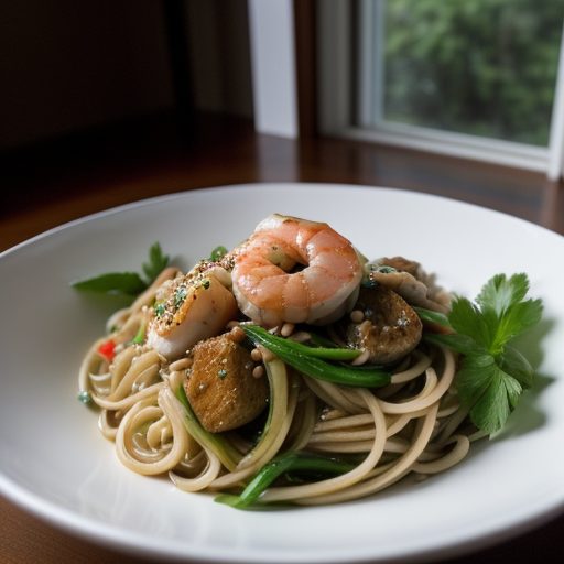 Glass-Noodle Salad With Chicken recipe image