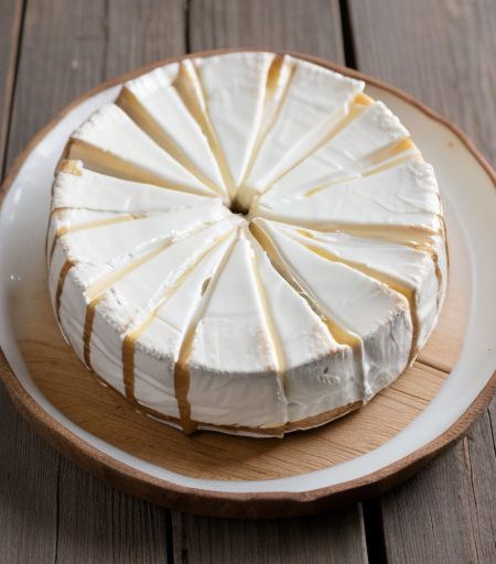 Glazed Almond Brie recipe image
