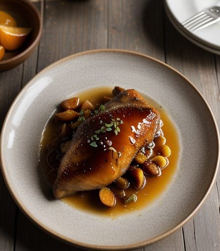 Glazed Apricot Ginger Chicken recipe image