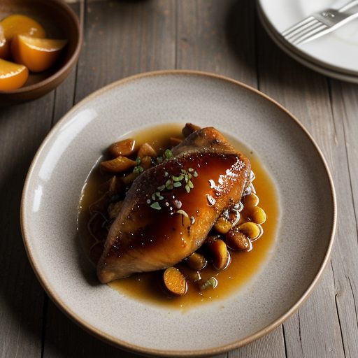 Glazed Apricot Ginger Chicken recipe image