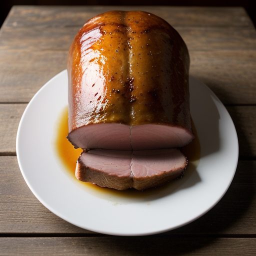 Glazed Baked Ham recipe image