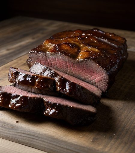 Glazed Barbecued Beef Brisket recipe image