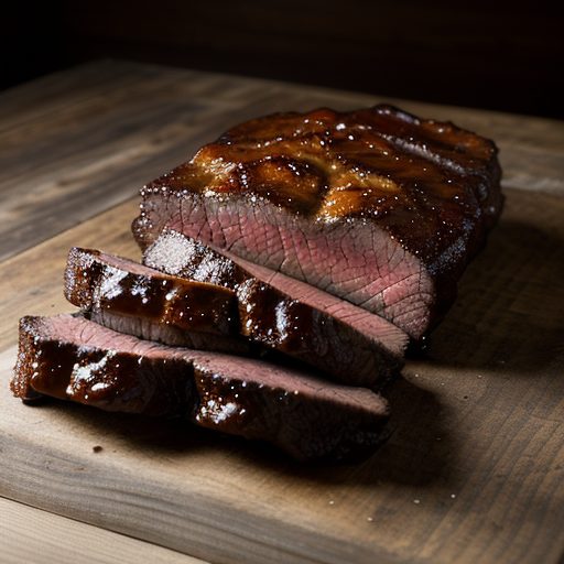 Glazed Barbecued Beef Brisket recipe image