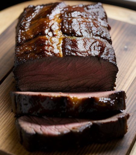 Glazed Barbecued Beef Brisket recipe image