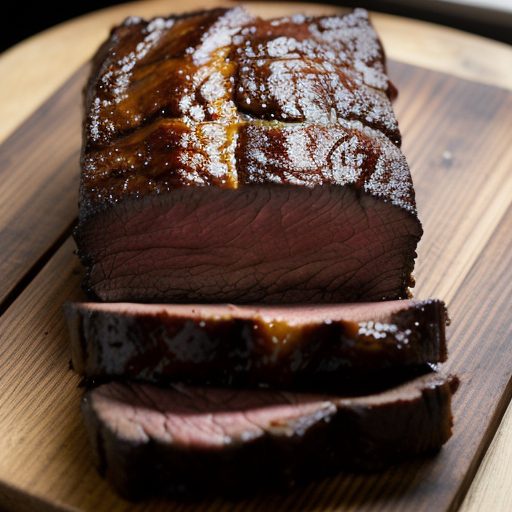 Glazed Barbecued Beef Brisket recipe image