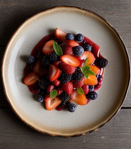Glazed Berries recipe image