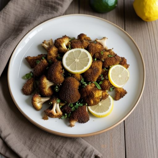 Glazed Cauliflower With Ginger recipe image