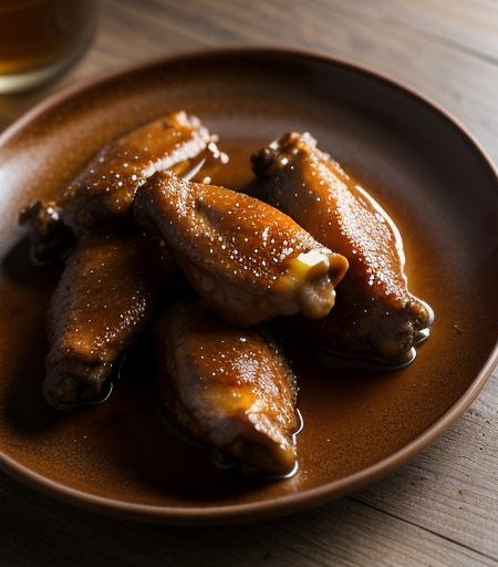 Glazed Chicken Wings ( 1.5 Points recipe image