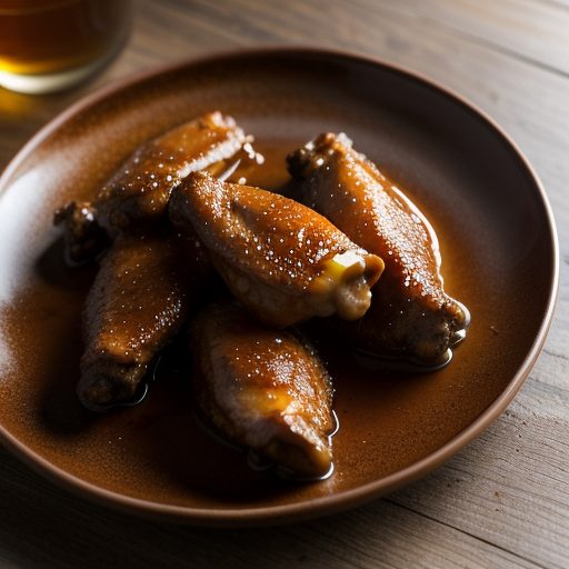 Glazed Chicken Wings ( 1.5 Points recipe image
