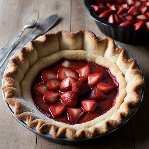 Glazed Fresh Strawberry Pie recipe image