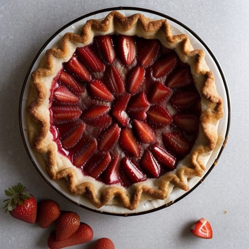 Glazed Fresh Strawberry Pie recipe image