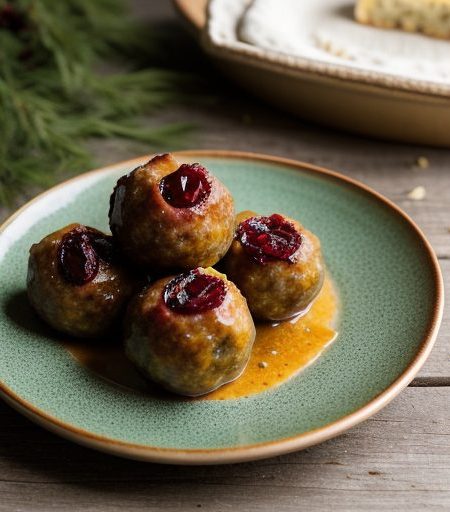 Glazed Ham Balls (1 PT recipe image
