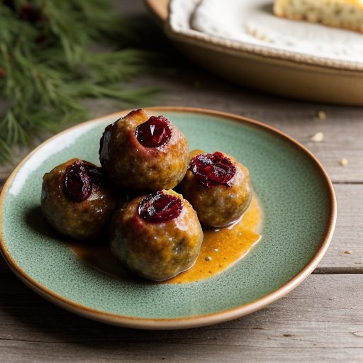 Glazed Ham Balls (1 PT recipe image